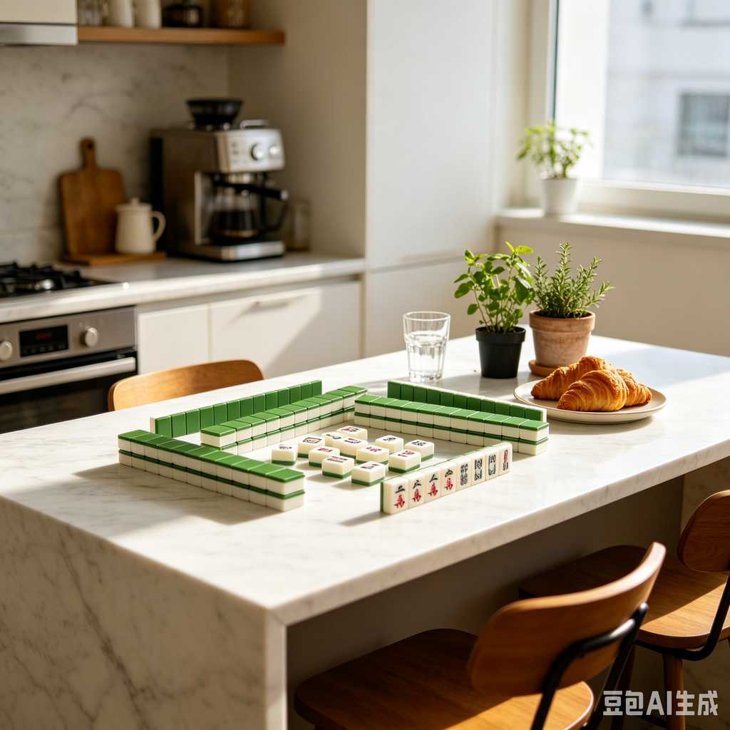 handheld mahjong tiles set