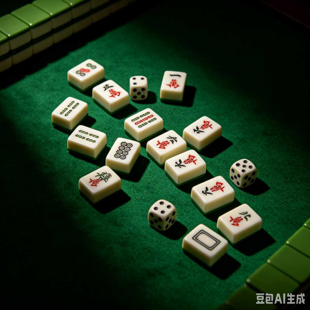 vintage style mahjong set
