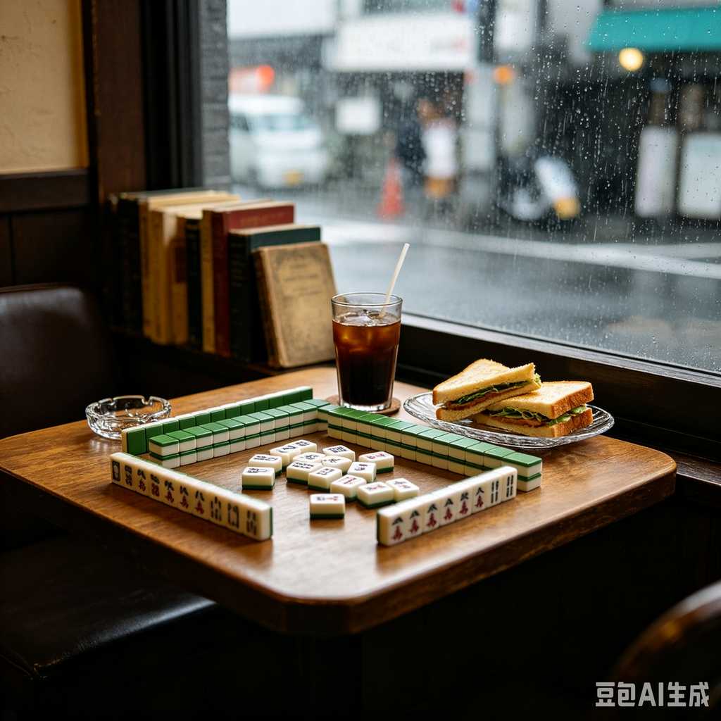 simulated ivory mahjong set