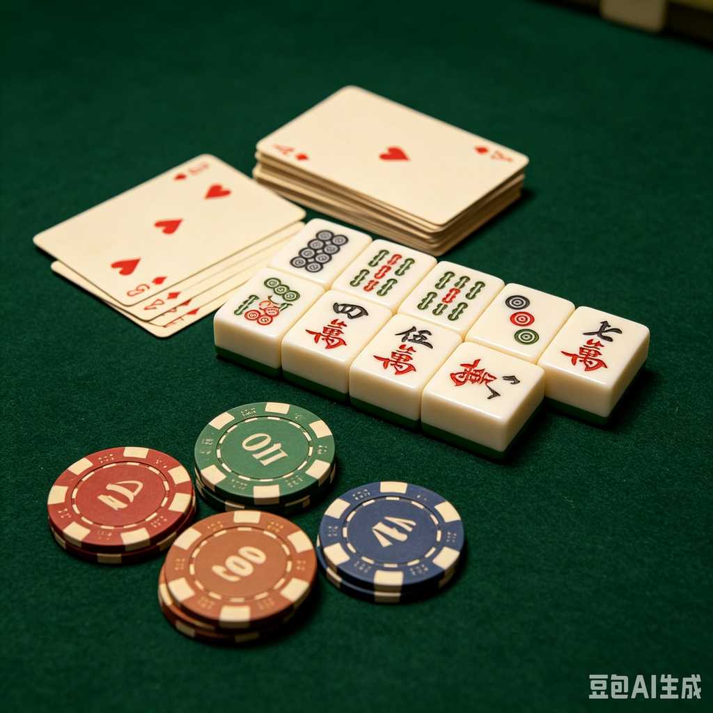 embossed mahjong set design